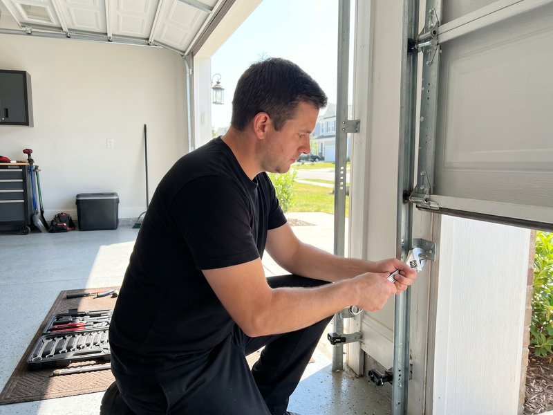 Garage Door Track Repair Mount Pleasant Expert